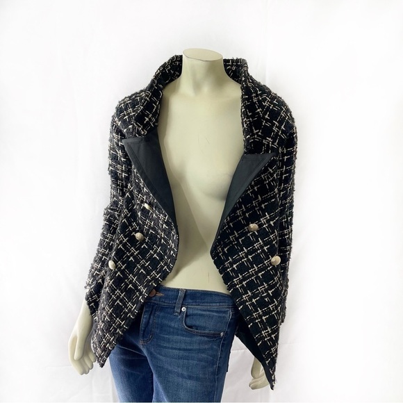 Faith Connexion Sailor Tweed Jacket Size 40 - Picture 7 of 11